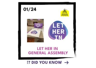 Let her in general assembly