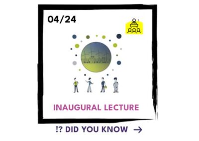 Inaugural lecture