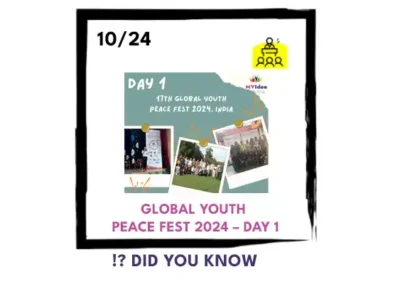 Global Youth Peace Fest 2024 – Day 1-