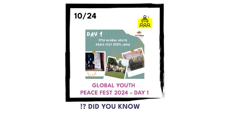 Global Youth Peace Fest 2024 – Day 1-