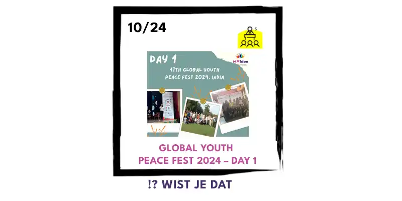 Global Youth Peace Fest  2024 – Dag 1