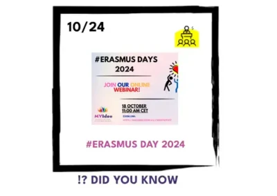 Participate in Erasmus Days 2024! Join our webinar!