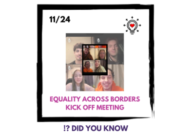 Equality Across Borders – Kick-off meeting met deelnemers!